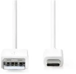 Nedis USB-Kabel - USB 2.0 - USB-A Stecker - USB-C Stecker - 60 W - 480 Mbps -