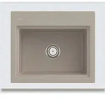 Villeroy & Boch Villeroy&Boch Rechteckiges Sp&uuml;lbecken, Keramiksp&uuml;le Subway Style 60