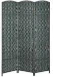 Relaxdays Paravent, 3-teilig, faltbarer Raumtrenner, HxB 170x120 cm, f&uuml;r innen,