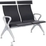 CLP Wartebank Ermin schwarz/2-Sitzer