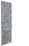 vidaXL Insektenschutz-Vorhang Silbern 56x200 cm Chenille