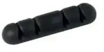 Kabel-Clip CAVOLINE&reg; CLIP 4 , Kunststoff, 20 x 12 x 82 mm, graphit 2 St&uuml;ck