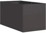 vidaXL Pflanzk&uuml;bel Schwarz 40x80x40 cm Kaltgewalzter Stahl