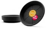 BigDean 20 St&uuml;ck Blumentopf Untersetzer &Oslash; 29,5 cm in Anthrazit &ndash;...