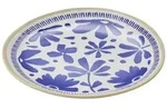 APS 85445 Teller FLORYN - Melamin blau/wei&szlig;-beige, &Oslash; 27 cm,...