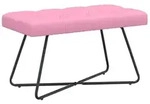 vidaXL Bank mit Knopfheftung Rosa 80 x 40 x 46 cm Stoff
