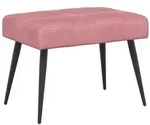 vidaXL Bank mit Knopfheftung Rosa 60 x 40 x 45 cm Samt