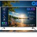 JTC-24 32 Zoll / 80 cm QLED Smart Fernseher, Android TV, Sprachsteuerung,...