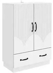 vidaXL Sideboard Wei&szlig; 66 x 34,5 x 92 cm Holzwerkstoff