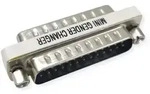 VALUE Mini Gender Changer, 25pol. Stecker-Stecker