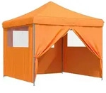 vidaXL Party-Zelt 292 x 292 x 315 cm Orange Oxford-Stoff