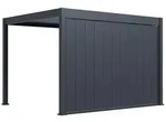 Weide Pergola Sichtschutzwand 3,6m mit kippbaren Lamellen anthrazitᅠ3.6 m |...