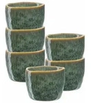 Leonardo MATERA Eierbecher &oslash; 5,2 cm 6er Set gr&uuml;n