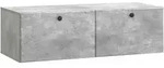 vidaXL Wandmontierter TV-Schrank 98 x 41 x 30 cm Betongrau