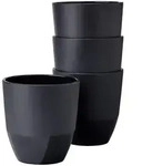 Mepal SILUETA Becher 200 ml 4er Set Nordic Black