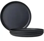 Mepal SILUETA Fr&uuml;hst&uuml;cksteller &oslash; 23 cm 4er Set Nordic Black