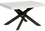 Itamoby Ausziehbarer Tisch 90 x 130/234 cm, Gestell Volantis, Esche wei&szlig;,...