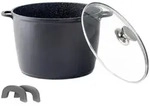 10 L Kochtopf Suppentopf Antihaft Induktion Schmortopf 28 cm Aluguss Bratentopf