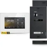 HD Video T&uuml;rsprechanlage f&uuml;r 1 Familienhaus, 1x Monitor, Balter EVO HD Schwarz