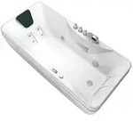 AcquaVapore Whirlpool Vollausstattung Pool Badewanne Wanne W49H-TH-PL 170x80cm...