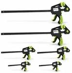 Baumarktplus 6x Einhandzwinge 3 Gr&ouml;&szlig;en Schnellspannzwinge 35x105 mm 60x150 mm