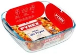 Quadratische Basis 25x22 cm Airfryer - Transparent / Kristall Quadratisch Glas Pyrex