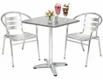 Mojawo Bistrogarnitur 3-teilig Aluminium