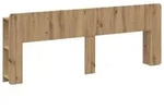 vidaXL Kopfteil Schrank mit Speicher Artisan-Eiche Holzwerkstoff