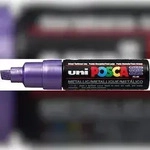 uni-ball Fasermaler Uni Posca PC-8K 8mm violett metalic