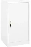 vidaXL Sattelschrank Wei&szlig; 53x53x105 cm Stahl