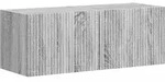 vidaXL TV-Wandschrank 2 pcs Graues Sonoma 60 x 31 x 29,5 cm