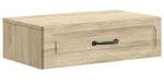 vidaXL Wandmontierter Beistelltisch Sonoma-Eiche 59 x 34,5 x 17 cm