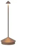 Zafferano Pina Pro Bronze LED-Tischleuchte, wiederaufladbar und dimmbar - 2,2 W,