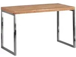 KADIMA DESIGN Schreibtisch GUNA Massivholz Akazie, Computertisch 120 x 60 cm aus