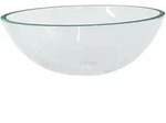 vidaXL Waschbecken Glas 50x37x14 cm Transparent