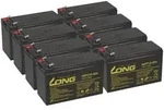 8x Kung Long WP7,2-12A F2 AGM-Akkus 12V 7,2Ah &ndash; passend f&uuml;r APC USV Modelle RBC12,