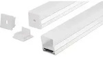 2m Alu Profile Alu Schiene Profil mit Milchglas Abdeckung Kanal System f&uuml;r