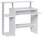 KADIMA DESIGN Computertisch WL1.153 Wei&szlig; 94x90,5x48,5 cm Laptop Tisch Modern...