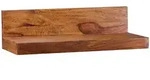KADIMA DESIGN Wandregal MUMBAI Massiv-Holz Sheesham Holzregal 60 cm...