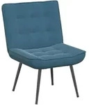 vidaXL Relaxsessel Blau 64x74x84 cm Samt