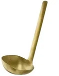 APS L&ouml;ffel-Set -BULQ-, 4-teilig, 12,5 cm, 20 ml, Gold, Edelstahl 18/8 PVD,