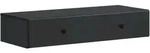 vidaXL Wandmontierter Beistelltisch Schwarz 87,5 x 34,5 x 17 cm