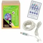 Idena Smart LED-Lichterkette USB Bluetooth App Fernbedienung Timer Musik RGB...