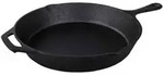 Tramontina Gusseisen Grillpfanne BLACK, 30 cm, optimale W&auml;rmeleitung, f&uuml;r