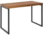 KADIMA DESIGN Schreibtisch Sheesham Massivholz / Metall 117x59x76,5 cm...