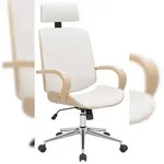CLP B&uuml;rostuhl Dayton Kunstleder HBT: 118x70x70 cm natura wei&szlig;