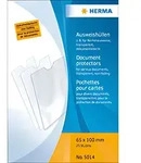 HERMA 5014 Ausweish&uuml;llen 65x100 mm f&uuml;r Rentenausweise