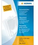 HERMA Ausweish&uuml;lle 110 x 155 mm transparent f&uuml;r Sparb&uuml;cher, Packung &agrave; 25 St&uuml;ck