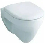 RENOVA Nr. 1 Flachsp&uuml;l-WC wandh&auml;ngend, 6 l wei&szlig; KeraTect