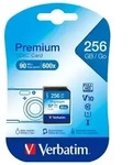 Verbatim SDXC-Card 256GB, Premium, Class 10, U1, UHS-I